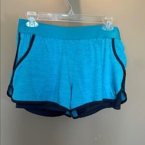 Women's Blue Athletic Shorts